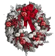NNEOBA Christmas Wreath Rattan Set for Doors