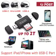 TF SD Card Reader Type C Micro USB OTG USB 2.0 for PC MacBook iPad Tablet Mobile