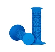 AME BMX Round Pattern Retro Old School Bike Grips - Skyway Hutch - Maui Blue