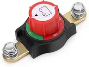 Linkstyle Top Post Battery Disconnect Switch, 12-48V Heavy Duty Battery Kill Switch Negative On/Off for Auto Car RV Boat