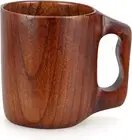 Handmade Wooden Mug Man Woman Gift Tea Coffee Drinks Drinking Cup Cool Mug