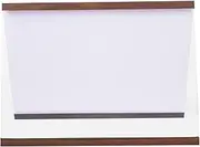 Gogogmee Magnetic Picture Frame Acrylic Wood No-Punching Wall Mount Display Certificate Photo Accessory Home Decor
