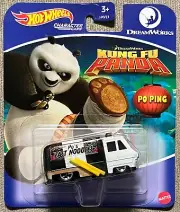 Hot Wheels 2023 Character Cars DreamWorks Kung Fu PANDA #HNP20 1:64 Scale