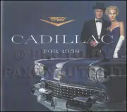 1958 Cadillac Sales Catalog Deville Eldorado Series 62 60 Special Fleetwood (for: Cadillac)