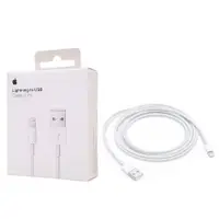 在飛比找PChome24h購物優惠-Apple Lightning 對 USB 連接線 (2 公