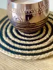 Jute Place Mats | Braided 11X11In Best For Table / Shelves (Pack Of 2 Pcs )