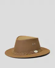 [Aussie Chiller] Aussie Chiller Men's Explorer Hat in Camel Natural Size Medium M Camel Natural
