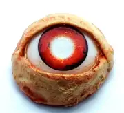 Halloween Prop Realistic Life Size Eye DOT third eye, masks, JEWELRY Red Blind