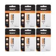 REACH Dentotape Waxed Dental Floss Tape, Unflavored, Extra Wide Floss, Shred ...