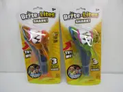 Brite Lites Shark Flashlight Pretend & Play Age 5+ Orange Blue Green New *U Pick