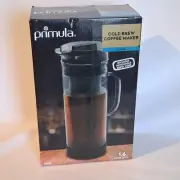 Primula Cold Brew Coffee Maker, 1.6 Qt Iced Durable Glass Pitcher Airtight Lid