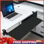 Pull Out Keyboard Tray with C Clamp Mount Slide Out Computer Keyboard Drawer