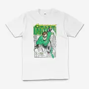 Green Lantern DC Comic Special Superhero Cotton T-Shirt Unisex Tee White