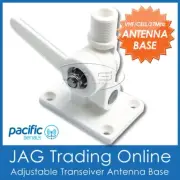 NYLON ANTENNA BASE MOUNT VHF / 27MHZ / CELLULAR MARINE RADIO PACIFIC DECK BOAT
