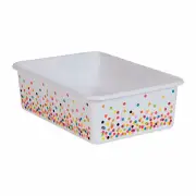 Large Confetti Storage Bin, Educational, 1 Piece