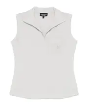 Emporio Armani Icon Micro Pique Crepe Jersey Top S,L,M White