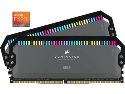 CORSAIR Dominator Platinum RGB 64GB (2 x 32GB) 288-Pin PC RAM DDR5 5600 (PC5 448