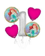 Princess Ariel Once Upon A Time Balloon Bouquet (5 Balloons) Viva Party