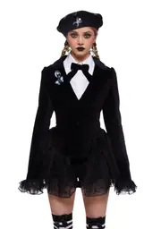 [Dolls Kill x Corpse Bride] Spiritual Daze Velveteen Blazer