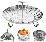 Vegetable Steamer Basket Foldable Stainless Steel Vegetable Steamer Basket Veggi