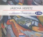 Portrait by Jascha Heifetz (3 CDs) Violinist Plays Bach, Brahms, Mozart...Sealed