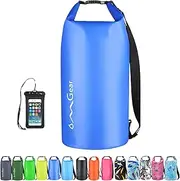 [OMGear] Waterproof Dry Bag Backpack Phone Pouch 40L/30L/20L/10L/5L Floating Dry Sack for Kayaking Boating Outdoors Activities