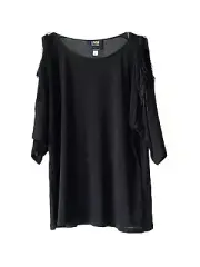 Roberto Cavalli Class Black Blouse Size 4