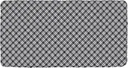 Classical Buffalo Plaid Tartan Check Scotland Black White Toddler Bed Sheet Portable Waterproof Cot Sheet for Cot Portable Toddler for Small Spaces Baby Travel 50'' x 25'' (Sheet,Bed Not Included)