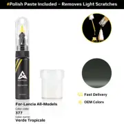 Touch Up Paint For Lancia All Models 377 Verde Tropicale With Polish Paste