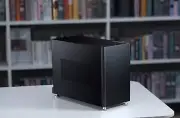 Jonsplus i100 Pro Mini-ITX Gaming Case, Black with Ventilated Metal Side Panels