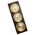 Weather Station Barometer Thermometer Hygrometer Metal