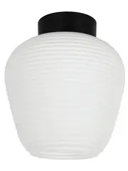 Soho 1 Light Batten Fix in Opal Glass