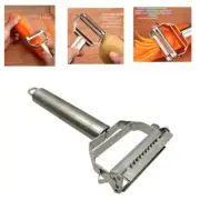Double Head Multi-function Manual Grater Kitchen Fruit Peeler Paring Knife