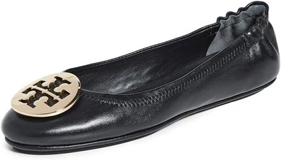 Tory Burch Womens Minnie Travel Ballet Flats