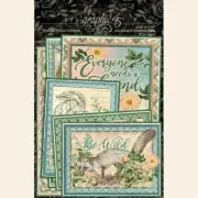 GRAPHIC 45 "WOODLAND FRIENDS" JOURNALING & EPHEMERA CARDS(32) Rabbits, Animals