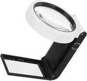 SAFIGLE Folding Magnifying Lamp with Light Magnifying for Home Sewing Jewelry Making Crafting and Reading Comfortable Visual Experience Compact Design