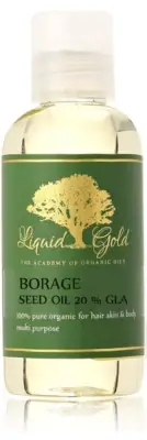 4 oz PREMIUM BORAGE SEED OIL 100%PURE 20% GLA ORGANIC NATURAL COLD PRESSED