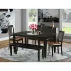 6 Pc Kitchen nook Dining set - Kitchen dinette Table and 4 ...