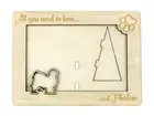 Papillon Frame Made of Plywood for Ein Photo