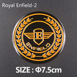 適用於 Bullet 350 的 Royal Enfield/皇家恩菲爾德 機車 標誌 徽章 鋁 貼花和貼紙
