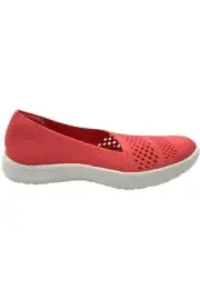 Clarks Cloudsteppers Washable Knit Slip-Ons Adella Moon Coral