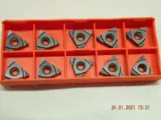 x10 carbide threading inserts 16NR 0.6ISO Tialn screwcutting inserts new