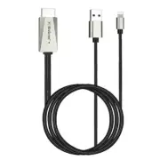 iOS Phone Link Mirror to HDMI TV HDTV Video Cable Adapter for iPhone iPad