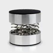 4pcs 44mm Aluminium Speaker Shock Spikes Subwoofer Stand Foot Isolation Feet+Pad