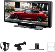 Car Wireless CarPlay Screen, Portable 10.26-Inch IPS Android Auto Wireless Car Screen, Driving Recorder Without Camera