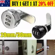 3 Digital Code Combination Cam-Lock Furniture Post Mail Box Cabinet Locker Safe