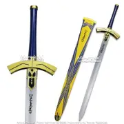 45” Excalibur Avalon Stainless Steel Artoria Fate Saber Long Sword Fantasy Anime