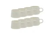 8x Ecology Ottawa Calico 85ml Espresso Coffee Cup Macchiato Stoneware Drink Mug
