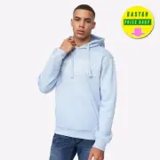 Crosshatch Kendrick Mens Designer Jumper Fashion Sweater Top Hoodie Blue