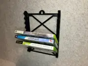Wall stand holder for 10 games PC, Gamecube, Wii, WiiU, Xbox, PlayStation
